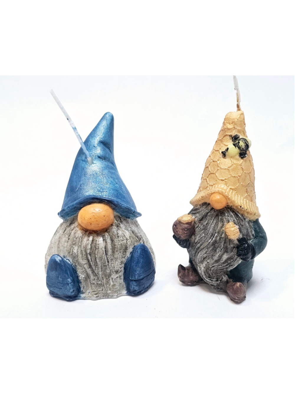Hand crafted Vegan Soy Wax Gnome Candle Set